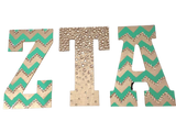 Phi Mu Crafting MDF/Wood Letter Set