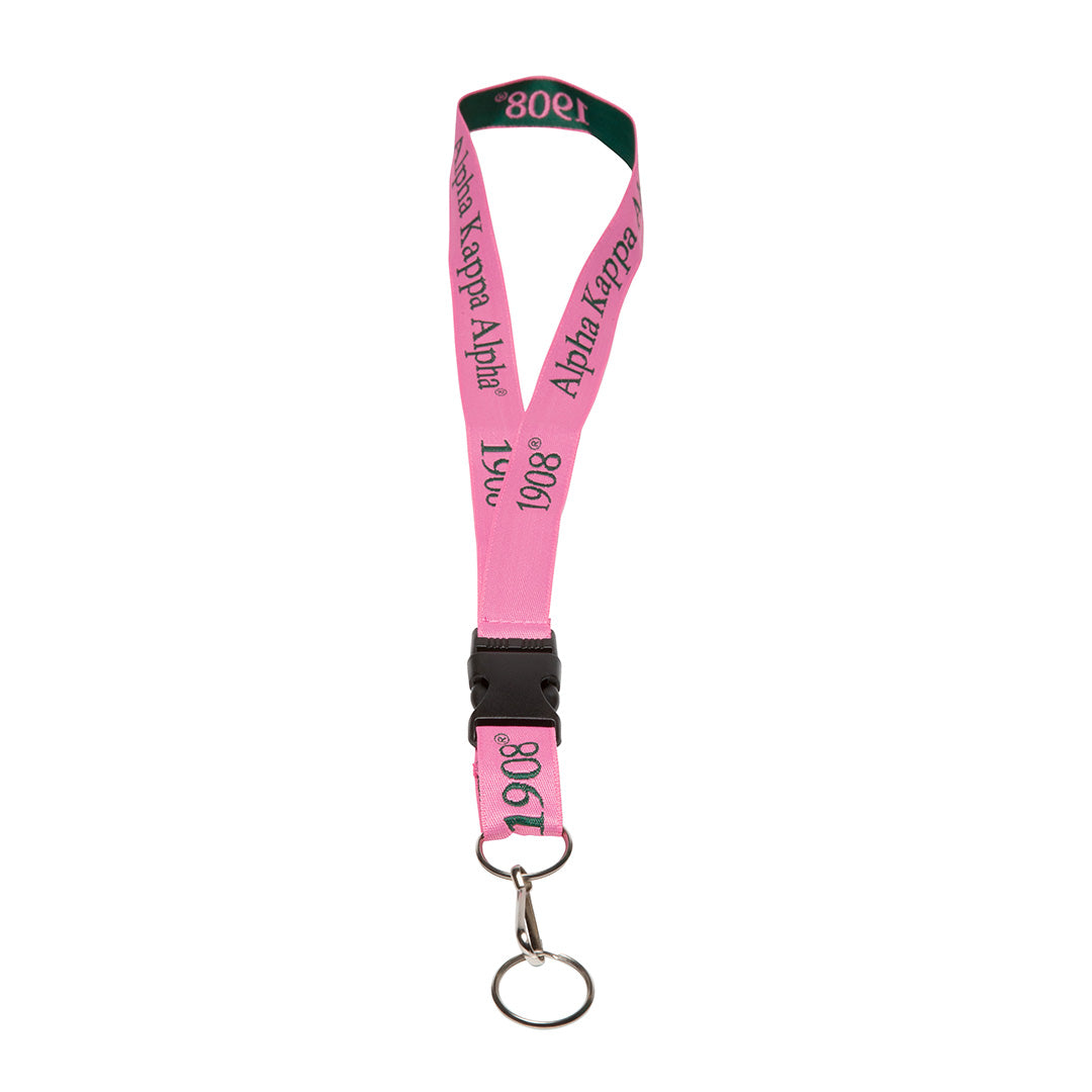 Alpha Kappa Alpha Embroidered Lanyard SAV – Greek Divine and More