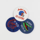 Alpha Delta Pi Game Day Embroidered Button Set 3