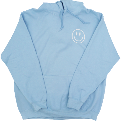 Light blue awful discount hoodie