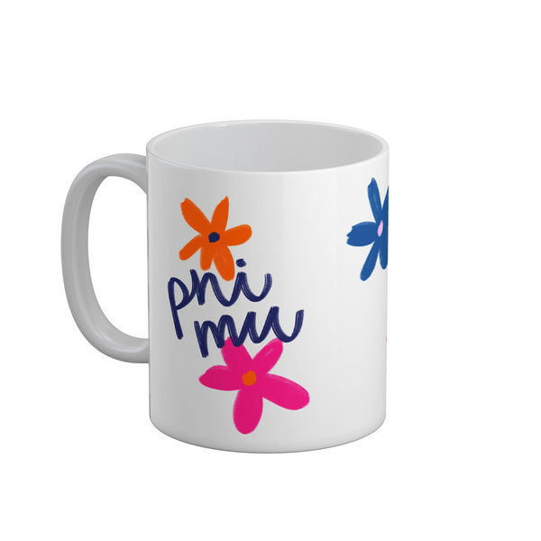 Phi Mu Bloom Mug