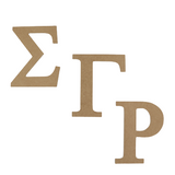 Sigma Gamma Rho Crafting MDF/Wood Letter Set