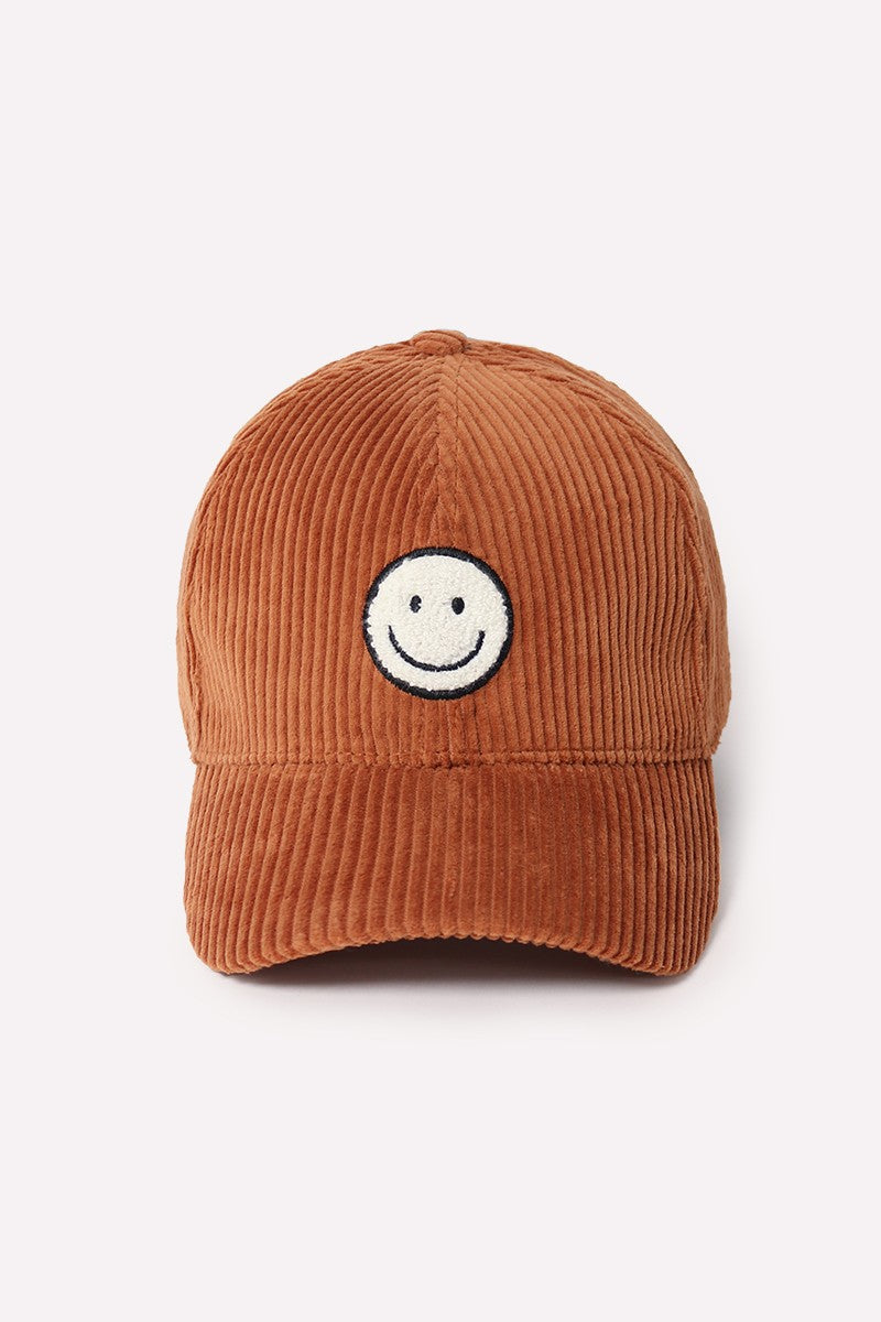 Smiley Face Chenille Hat - Clearance – Greek Divine and More