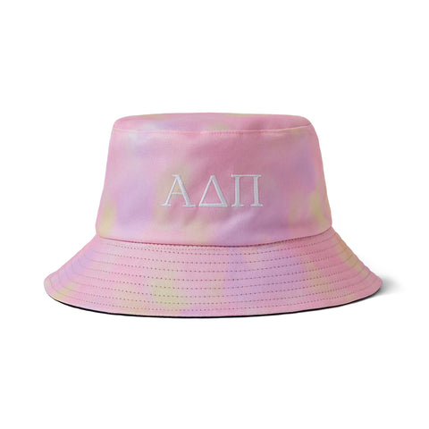 Alpha Delta Pi Tie Dye Pastel Bucket Hat