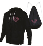 Alpha Delta Pi Quikflip 2-in-1 Full-Zip Hero Hoodie Lite