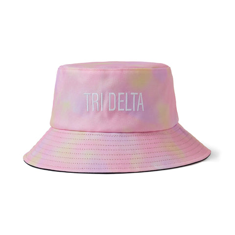 Delta Delta Delta Tie Dye Pastel Bucket Hat