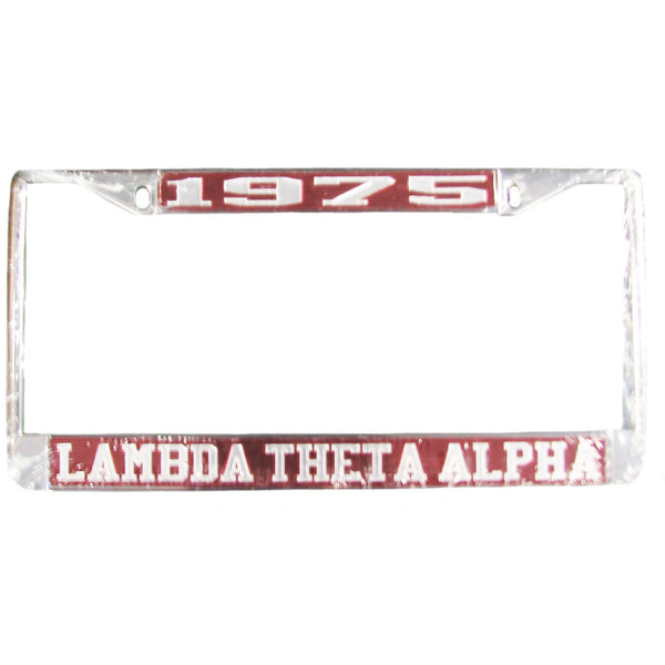 Lambda Theta Alpha 1975 License Frame (LAM-206)