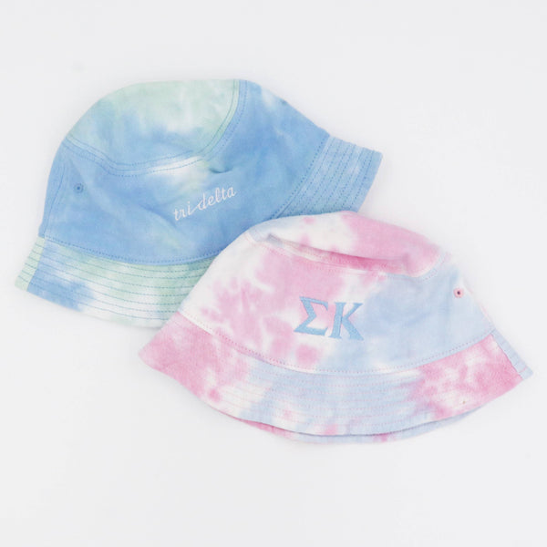 Alpha Chi Omega Tie-Dyed Bucket Hat