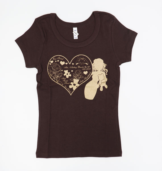 Iota Sweetheart Vinyl Heart Fitted Tee - Discontinued