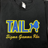 Sigma Gamma Rho Black Word Tee