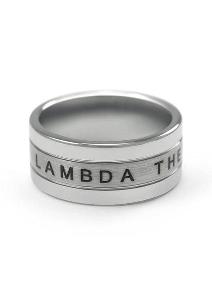 Lambda Theta Phi Tungsten Ring
