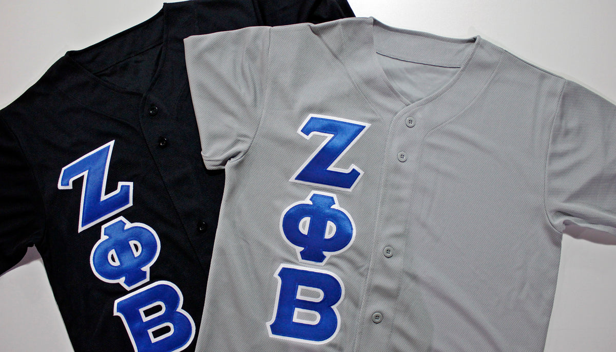 Zeta Phi Beta Black Baseball Jersey