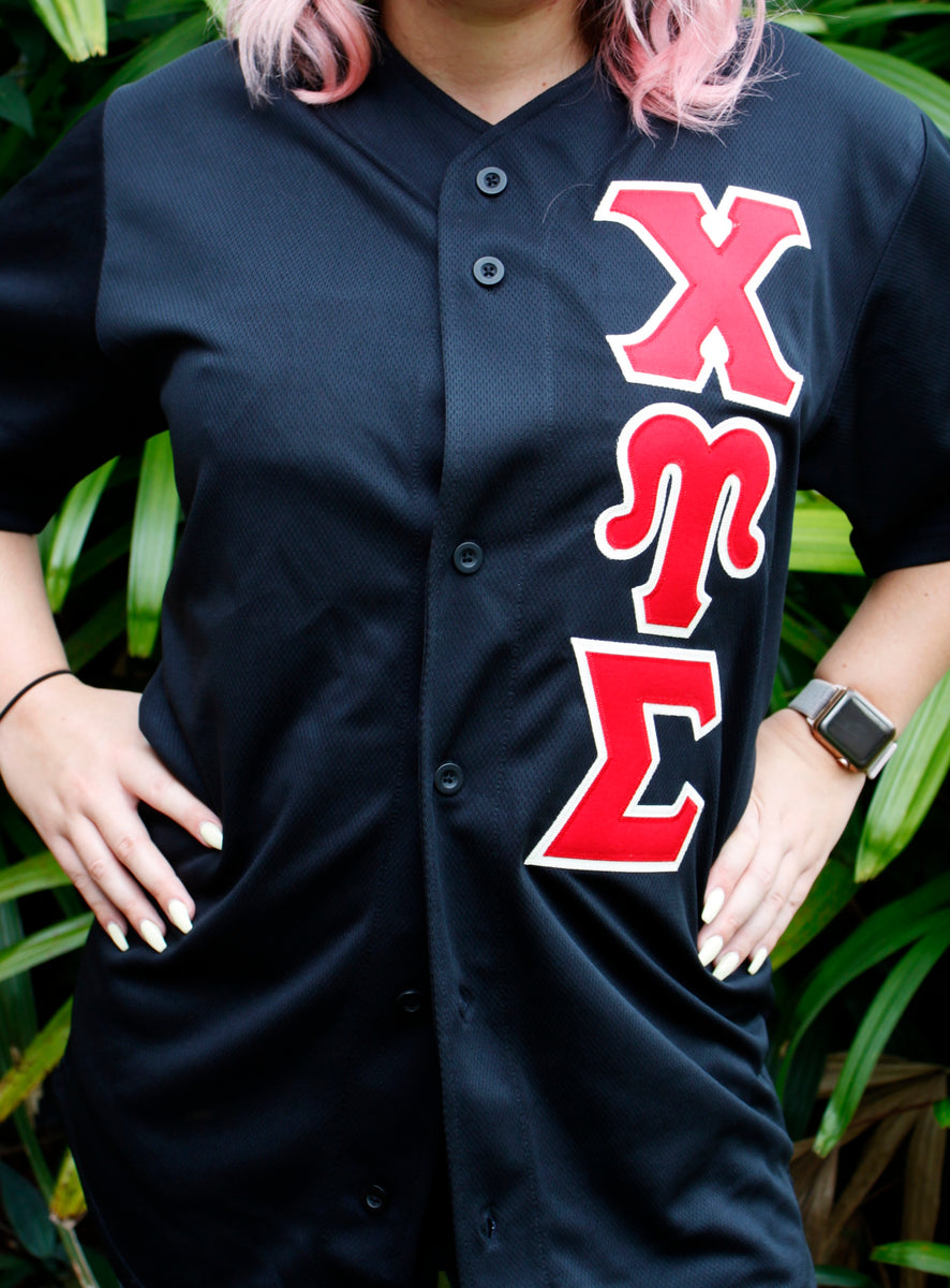 Chi Upsilon Sigma Cussie Baseball Jersey – Greek Divine and More