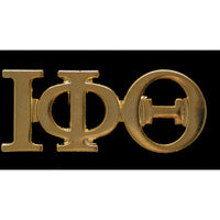 Iota Phi Theta Gold Greek Letter Lapel Pin