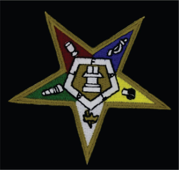 Order of the Eastern Star 1in Embroidered Patch