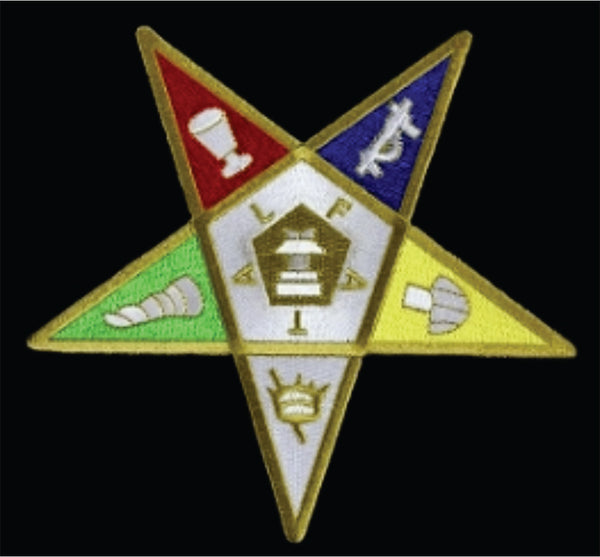 Order of the Eastern Star Patch 4.5"