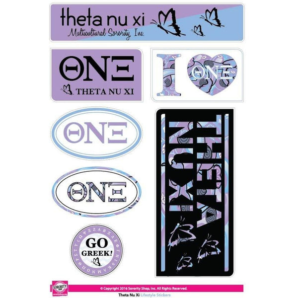 Theta Nu Xi Sticker Sheet