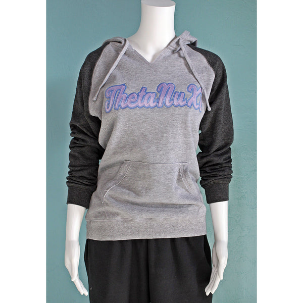 Theta Nu Xi Two Toned Hoodie - Discontinued