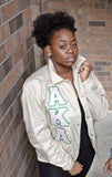 Alpha Kappa Alpha Crossing Jacket w/ Shield