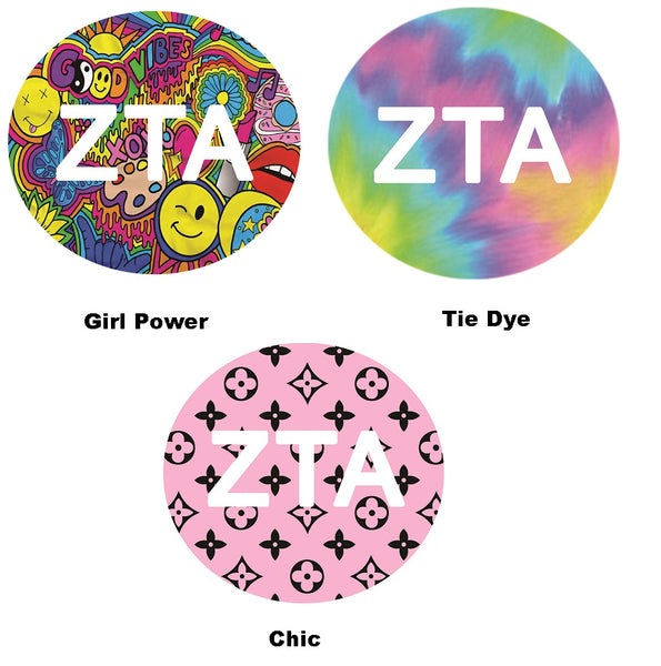 Zeta Tau Alpha Printed Button Collection