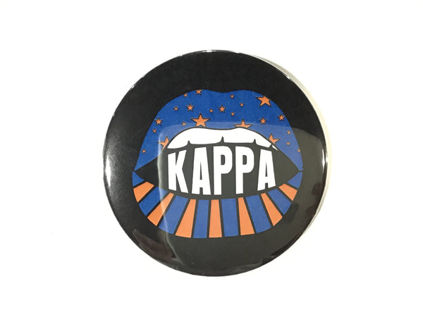 Kappa Kappa Gamma Lip Printed Button