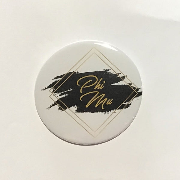 Phi Mu Printed Button Watercolor Collection