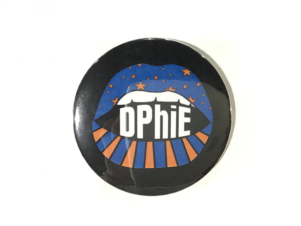 Delta Phi Epsilon Lip Printed Button