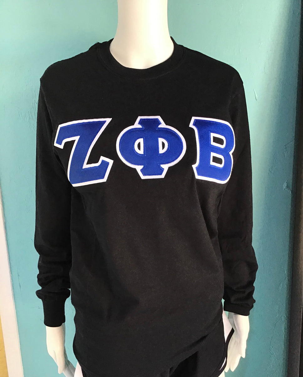 Zeta Phi Beta Black Striped Baseball Jersey S