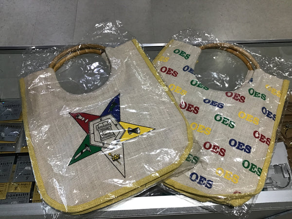Order Of The Eastern Star Jute Bag