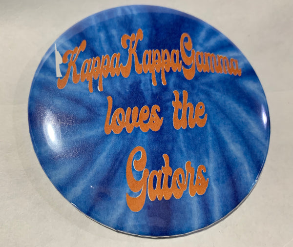 Kappa Kappa Gamma Tie Dye Printed Button