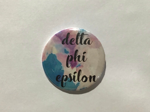 Delta Phi Epsilon 2.25" Printed Button