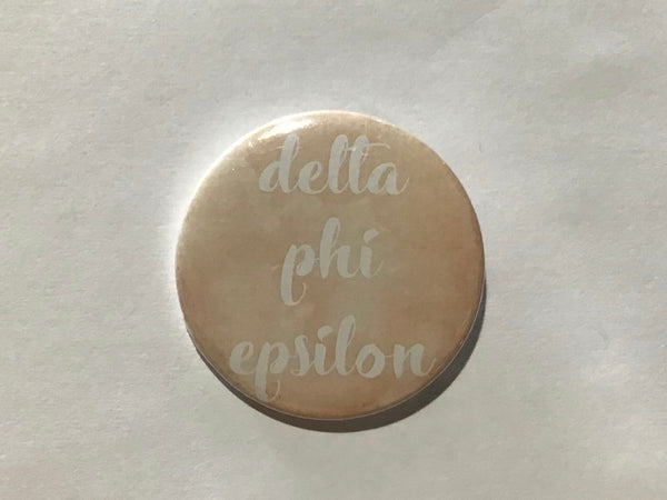 Delta Phi Epsilon 2.25" Printed Button
