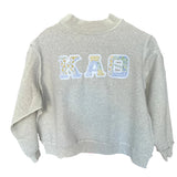 Kappa Alpha Theta Patchwork Mockneck