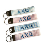 Alpha Chi Omega Pastel Fob Keychain