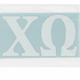 Chi Omega Vinyl Decal
