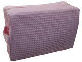 Alpha Delta Pi Waffle Make-Up Bag with Chenille Letters
