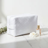 Sorority Waffle Make-Up Bag with Chenille Letters