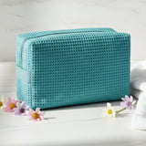 Sorority Waffle Make-Up Bag with Chenille Letters