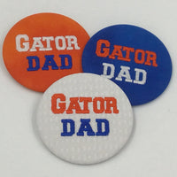 Dad Game Day Embroidered Button