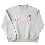 Alpha Delta Pi Patchwork Mockneck