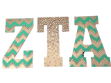 Zeta Tau Alpha Crafting MDF/Wood Letter Set