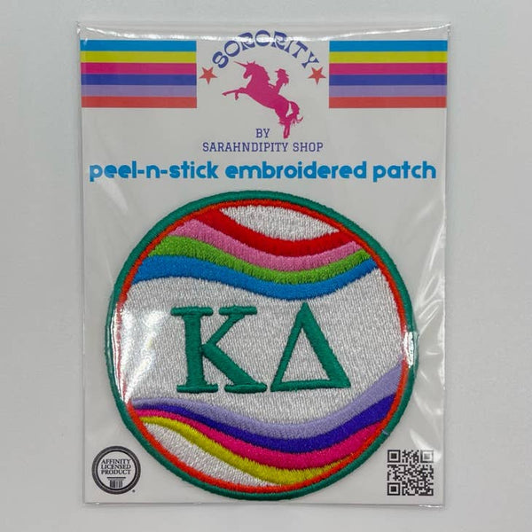 Kappa Delta Colorful Peel & Stick Patch