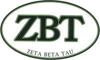 Zeta Beta Tau Decal - Discontinued