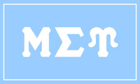 Mu Sigma Upsilon Letter Flag