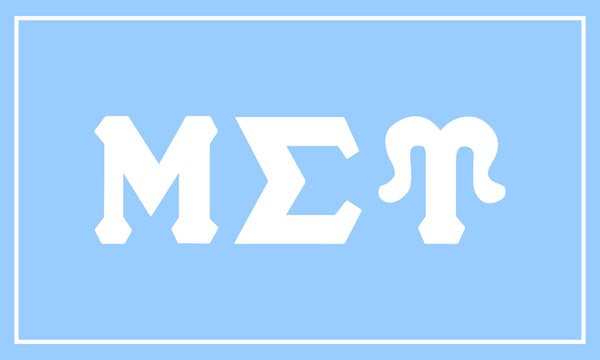 Mu Sigma Upsilon Letter Flag