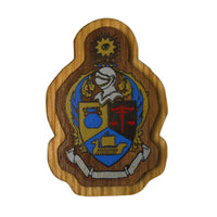 Alpha Kappa Psi Large Wood Crest