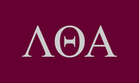 Lambda Theta Alpha Letter Flag