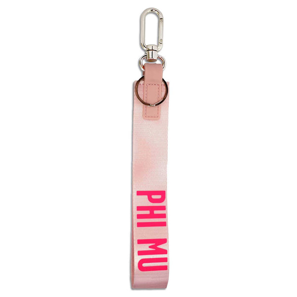 Phi Mu Keychain Lanyard Style
