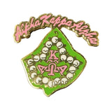 Alpha Kappa Alpha Rocker Ivy Pin