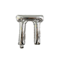 Greek Silver Foil Ballons - Each Sold Separately